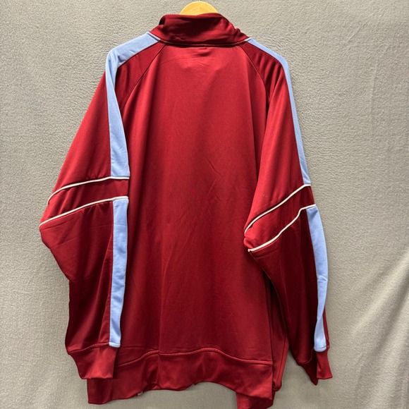 Philadelphia Phillies Majestic Track Jacket Mens 6X Cooperstown Collection VTG - Picture 3 of 11